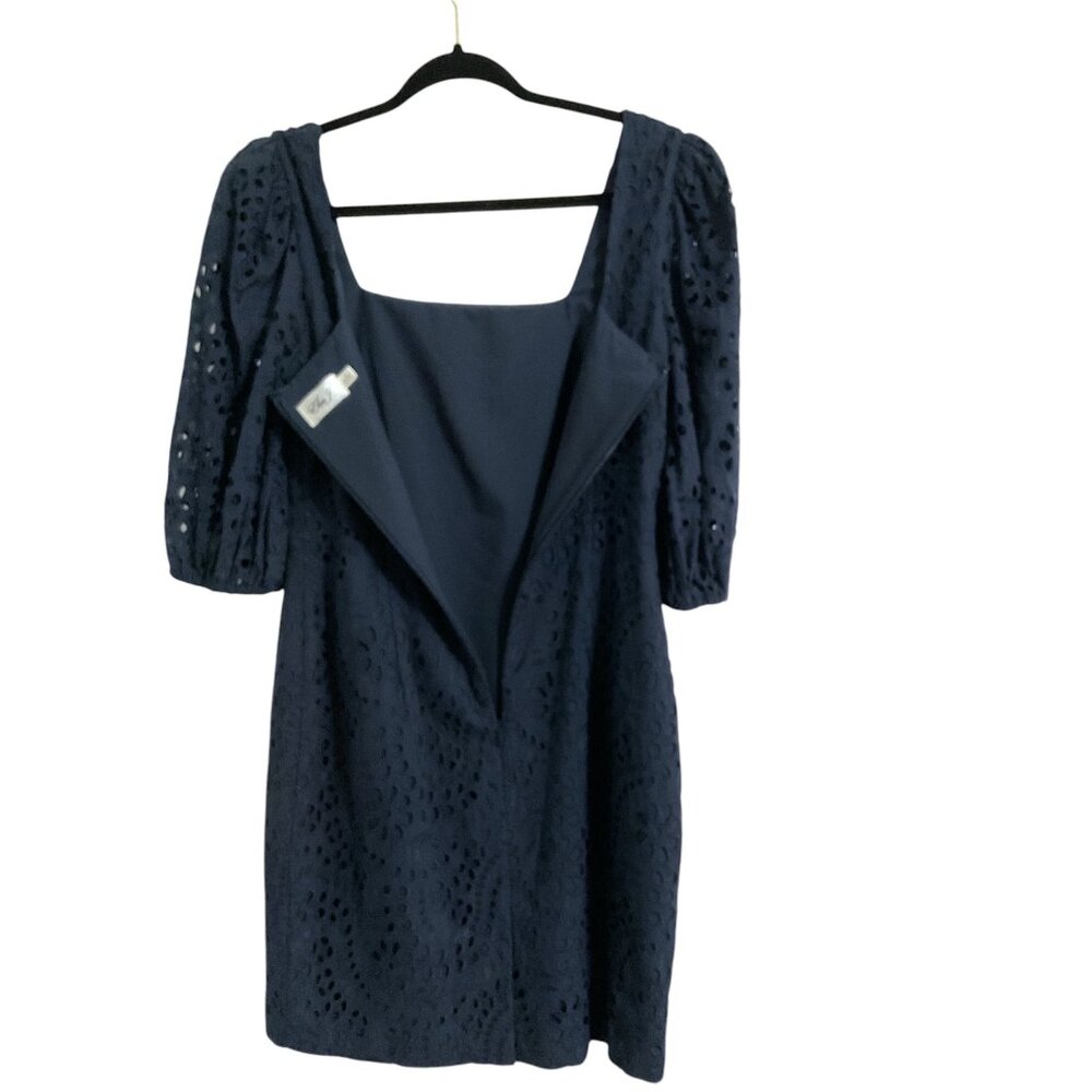 Eliza J Midnight Blue Lace Mini Dress - Picture 4 of 13